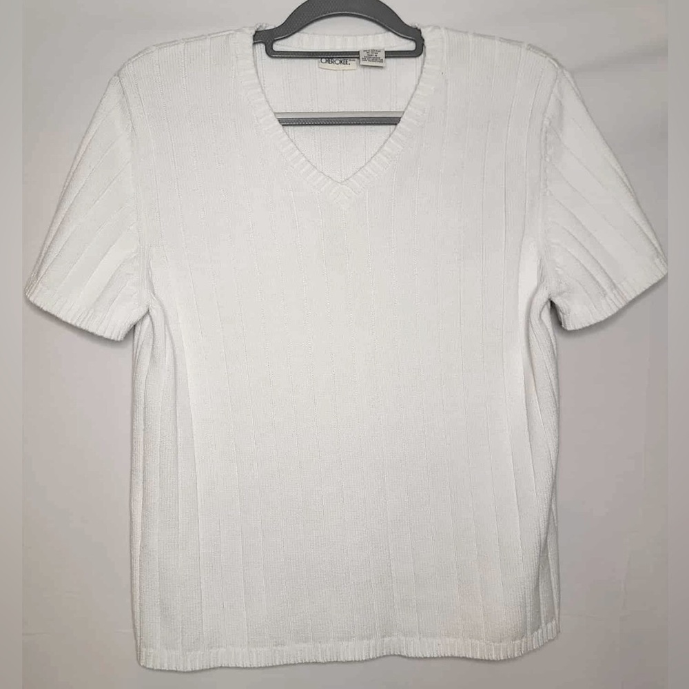 Cherokee V Neck Sweater Top Size XXL